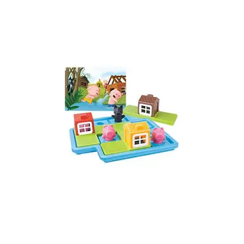 Montessori Jucarii Cu 48 De Provocări de Învățare pentru Copii Jucării Pentru Gândire și Abilitățile Motorii Trei purcelusi