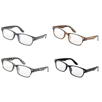 4-Pack de Ochelari de Citit Bărbați Femei Lumina Albastră de Blocare Pahare Hipermetropie Presbyopic square calculator ochelari de vedere barbati femei Cititori