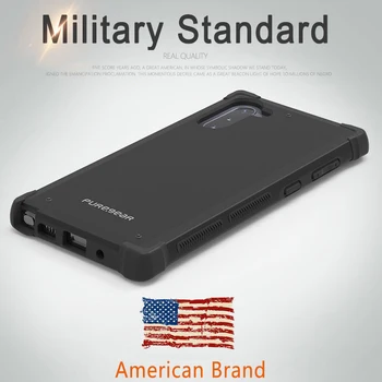 PureGear（brand American） standarde militare pentru protecția caz de telefon Pentru Samsung Galaxy Nota 10 Plus caz anti-knock Dualtek