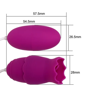 IKOKY 11 Modul de Limba Vibratoare punctul G Vibrator Orală Stimulator Clitoris sex Feminin Masturbari Jucarii Sexuale USB de Încărcare
