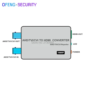 Ahd la hdmi convertor cu Loopback, AHD/CVI/TVI la HDMI Convertor cu 1ch BUCLĂ , Video Converter, 1080p, AHD/CVI/TVI Repetor