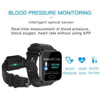 A6 Smart Band ligent Monitor de Ritm Cardiac Tracker de Fitness Brățară Inteligent rezistent la apa Bratara Ceas