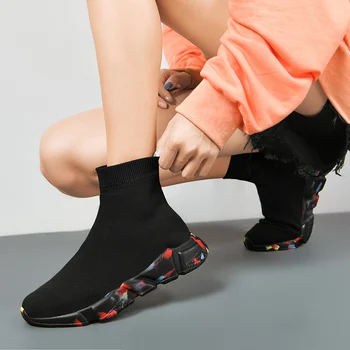 De Vânzare La Cald Șosete, Adidași Bărbați Respirabil Sport Șosete Cizme De Iarna Femei Casual Pantofi De Alergare Usoara In Aer Liber Pentru Jogging Formatori