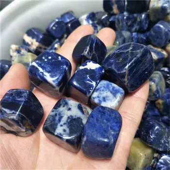 20-30mm cristal minerale naturale cristal de cuarț albastru sodalit scazut piatra cub de cristal pentru rezervor de Pește decor