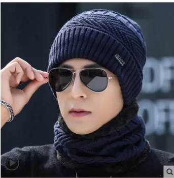 2020 Iarna Cald de Lână Tricotate Pălărie de Protecție pentru Urechi Rece Pălărie de Protecție Capac pentru Barbati Sunt Nou Popular de Înaltă Calitate