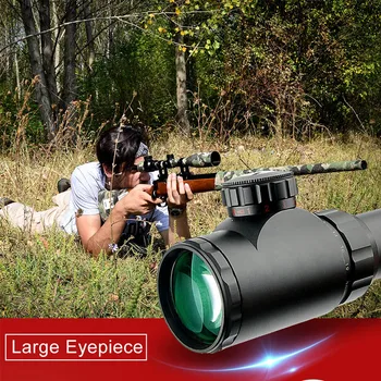 10-40x50 Rază Lungă Riflescope Partea Roții de Paralaxă Optic Vedere domeniul de Aplicare Pușcă de Vânătoare Domenii Sniper Luneta Para Pușcă