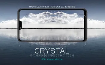 2 buc/lot pentru Xiaomi Mi 8 Lite NILLKIN Super Cristal clar de film protector Anti-Orbire Mată ecran protector de film