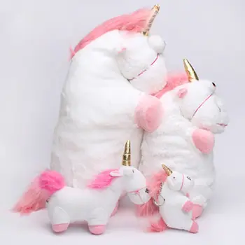 Minunat Drăguț de Pluș Jucărie de Pluș Unicorn Pandantiv Drăgălaș Copii Cadou Pufos 56cm Noi