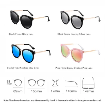 PARZIN ochelari de Soare pentru Femei Polarizati Acoperire Oglinda Lentila TR90 Usor Cadru de Lux de Brand Feminin de Ochelari de Soare