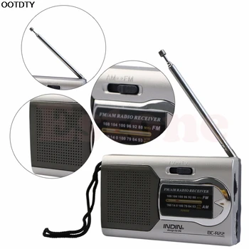 Slim AM/FM Radio, Mini-Antenă Radio Receptor Lume Vorbitor de Știri Asculta #L060# nou cald