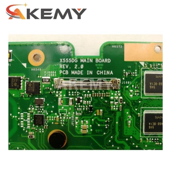 Akmey X555DG placa de baza Pentru Asus X555DG X555D A555D X555Y X555YI laptop placa de baza de Test de munca A10-8700P R5-M320 4GB-RAM