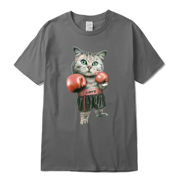 XIN YI Men ' s T-shirt de Calitate de Top bumbac Amuzant tricouri cat de Box de imprimare tricou barbati tricou cool t-shirt, tricouri de sex masculin
