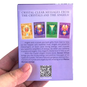 Pentru Joc de Petrecere 44 Buc Oracle Crystal Îngeri oracle carduri de Joaca Carduri Oracle Carduri de Bord Punte Jocuri