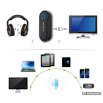 Noul USB Audio Bluetooth Transmițător TV, Calculator, Laptop 3.5 mm Stereo Wireless Audio Adaptor Dispozitiv de Transmisie