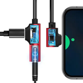 USB de Tip C pentru Jack de 3,5 mm TypeC Audio Splitter Cablu Căști Căști Aux 3.5 Adaptor Incarcator USB-C pentru Xiaomi Mi10 Mix2 Huawei