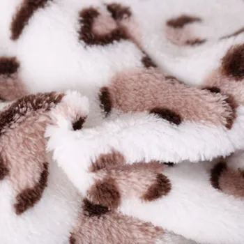 Animale de companie Câine de Iarnă cu Două picioare Pulover imprimeu de Leopard Confortabil Cald Moda Pulover animale de Companie Haine