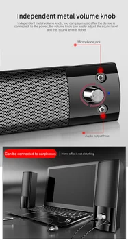 Surround Stereo Soundbar Subwoofer Bluetooth 5.0 Difuzor Fără Fir Detașabil Boxe De Calculator De Sprijin Extern, Microfon Și Căști