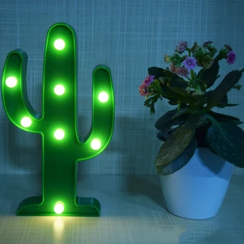 1 buc LED Flamingo Lampa de Ananas Cactus Nori Veioza Romantic Lampă de Masă Lumină Pentru Decoratiuni de Craciun Decor Acasă de Vânzare Fierbinte