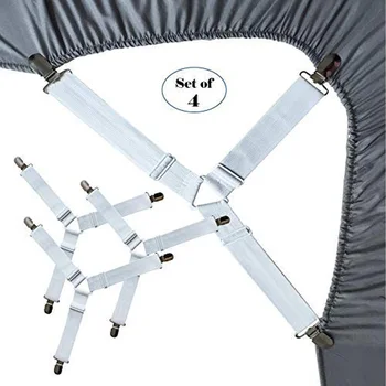 4buc Clești Suspensor Cablu Cârlig Cleme Buclă Elastic Reglabil husa pentru Saltea Pat Reglabil Foaie de Fixare Curele 35