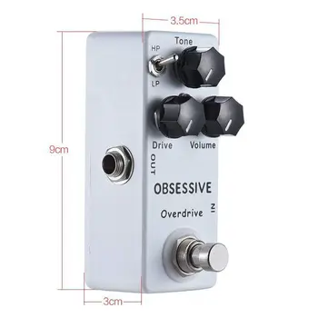 Mosky Obsesiv-Compulsive Conduce TOC Overdrive Efect Chitara Pedala &True Bypass