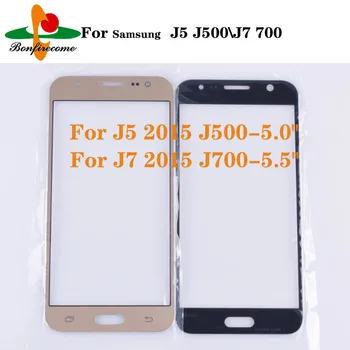 10buc\mult Pentru Samsung Galaxy J5 J500 J500H Fata Panou de ecran Tactil LCD Afară Lentilă de Sticlă Pentru Galaxy J7 J700 J700F J700H