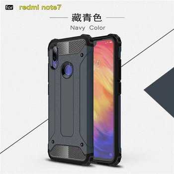 Pentru Xiaomi Redmi Nota 7 Caz rezistent la Socuri Armura de Cauciuc Fundas Telefon Mobil Caz Pungă Pentru Redmi Nota 7 Capac pentru Redmi Nota 7 de Caz