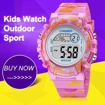 2020 Albastru Colorat pentru Copii Ceasuri Digitale Noi Impermeabil Ceas Luminos Pentru Fete Baieti Sport Alarmă cu LED-uri Bubber Copii Ceas de mână