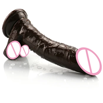 Erotic Moale Jelly Vibrator Realist Glonț Anal Dildo de Cristal Curea pe Penis Mare ventuza Jucării pentru Adulți Jucarii Sexuale pentru Femei