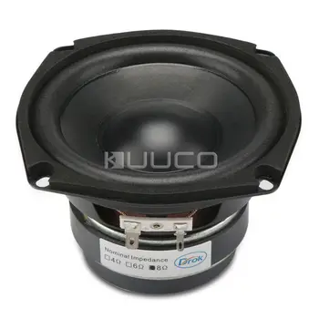 4.5-inch 8 ohm Subwoofer Bass Speaker/Difuzor Bass Șocant 40W Difuzor Woofer Dublu magnetic Difuzor pentru boxe DIY
