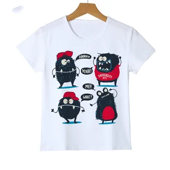 Noua Moda Cal Amuzant Costum Imprimat tricouri Pictate manual Băiat/Fată/Copii Hipster O-neck tricou Brand de Îmbrăcăminte