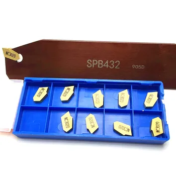1 buc SPB26 SPB32-3/-2/-4/5/-6 Cioplire Lama pentru SP300 SP400 PC9030/NC3020/3030 Insertii de cioplire insertii