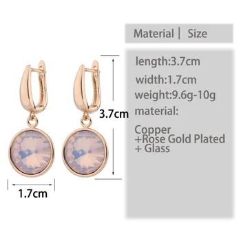 14mm Cercei Rotunde de Înaltă Calitate Legăna Cercei 585 Crescut de Cercei din Aur Pentru Femei, Cadou de Lux Cercei moda bijuterii 2020