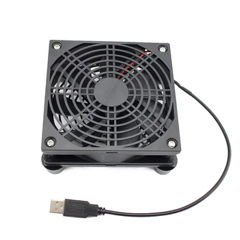 Router fan DIY PC Cooler Box TV Wireless de Răcire Silențios Quiet DC 5V USB de putere 120mm fan 120x25mm 12CM W/Șuruburi plasă de Protecție