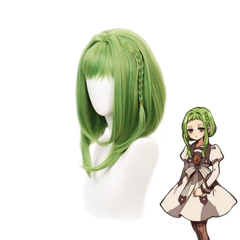 Nanamine Sakura Femei Verde Peruca Cosplay Costum Jibaku Shounen Toaletă legat Hanako-kun Par Sintetic Peruci Petrecere