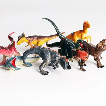 Noi 8pcs/set Tyrannosaurus Carnotaurus Mosasaurus Model de Dinozaur figurina Decor Copiii de Colectare de Jucării pentru Copii Cadouri