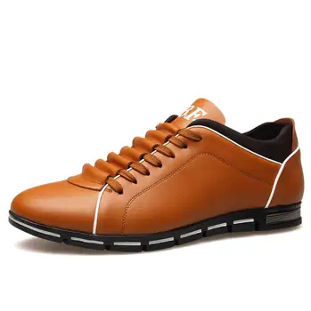 De Dimensiuni mari 38-48 Barbati Pantofi Casual Moda Pantofi de Piele Pentru Barbati de Vara Barbati Pantofi Plat Dropshipping 2019