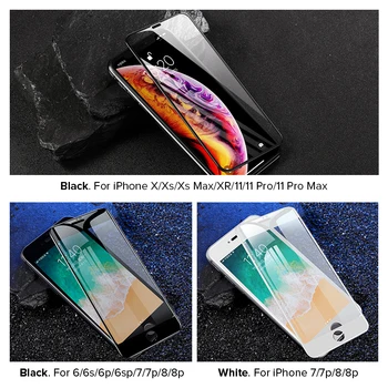 Ugreen Pentru iPhone 7 X XS Sticlă de Protecție de Pe 7 pe iPhone 6 Plus XS Max 11 Pro Max 6s 8 Plus XR Ecran 3D Protectoor Sticlă Călită