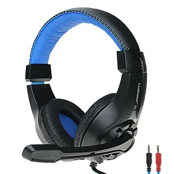 Muzica Super Bass Gaming Headset casque Audio pentru Căști Ușoare Căști cu Microfon pentru Calculator PC gamer