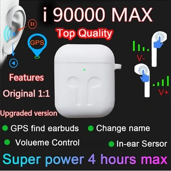 I90000 MAX Căști fără Fir Bluetooth 5.0 Cască de Control al Volumului Super Bass Pavilioane PK i90000 TWS i90000 Air2 i99999 plus