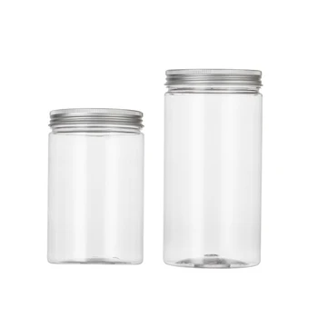 500ML 800ML 1000ML 10BUC/LOT Gol Container Cosmetice Borcan de Plastic de unică folosință Lotiune Crema de Sticla de Bucatarie Poate Gustări Containere