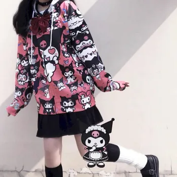 Toamna Drăguț Subțire Hanorace Kpop Femei Bărbați Harajuku Jachete Japonia Hip Hop Hanorac Casual, Pulovere Gotic Topuri Kawaii Hanorace
