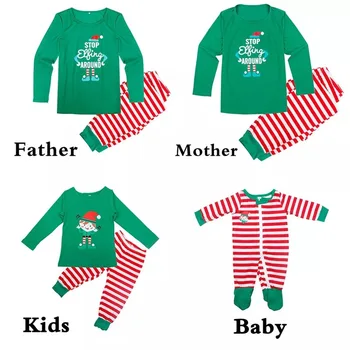 Familia Crăciun 2020 Set de Pijama Familie de Potrivire Haine de Crăciun Familia Haine pentru Adulți Copii Pijamale pentru Copii Băiat Fată de Anul Nou
