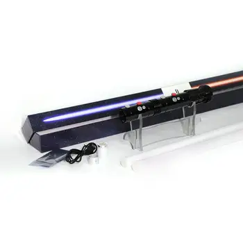 LGT SaberStudio metalic sabie cu laser duel infinit de culoare sensibile reîncărcabilă DIY dublu-lamă de sabie pentru divertisment