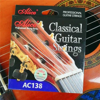 Alice AC138 chitara clasica set șir importate de cristal nailon șir de lumină argint placat cu H85/15 de bronz automată înfășurat în șir