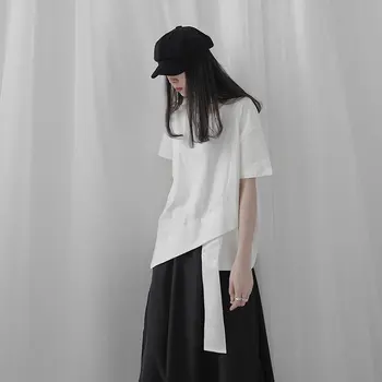 XITAO Yamamoto Stil Solide în Vrac O de Gât Sentiment de Design de Personalitate de Vară 2020 Noua Moda Mici Proaspete Femei T Shirt DMY4480