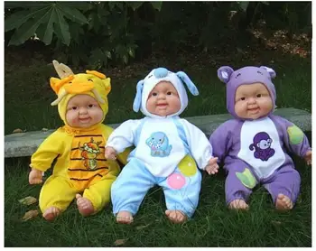 12 Stiluri de Animale Zodiacale Papusa Simulat Râsete Silicon Baby Păpuși Reborn Brinquedos Copii Jucarii Cadou Pentru copii