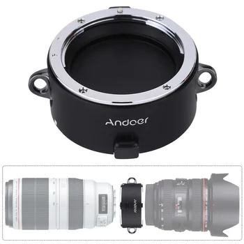 Andoer Stand-by Helper Obiectiv Flipper Dublu Dual Suport Lentile Schimbare Rapidă Instrumente pentru Canon Sigma Tamron Zeiss Tokina EF/EF-S Lens