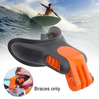 1 BUC Dinti Bretele Titularul Gura Muntele cu Floaty pentru GoPro Hero SJCAM Surfing, Scufundări, Schi Accesorii aparat de Fotografiat