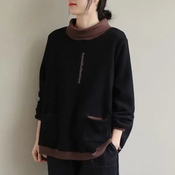 Max LuLu Designer Coreean Femei 2020 Iarna Casual, Jachete Femei Vrac Blană Cald Hanorace Cu Guler Imprimat Haine Plus Dimensiunea
