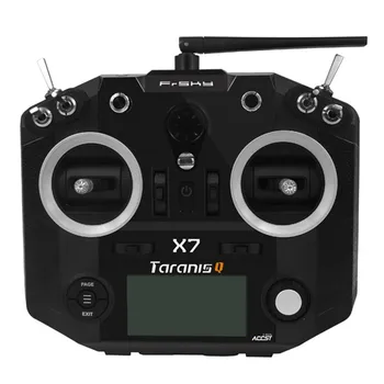 FrSky ACCST Taranis Q X7 Transmitator 2.4 G 16CH Modul 2 Alb Negru Versiune Internațională pentru FPV RC Drone Quadcopter Piese de Schimb